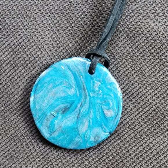 Turquoise Capricorn Pendant Necklace - Picture 9 of 11